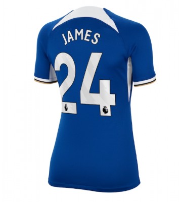 Maillot de foot Chelsea Reece James #24 Domicile Femmes 2023-24 Manches Courte
